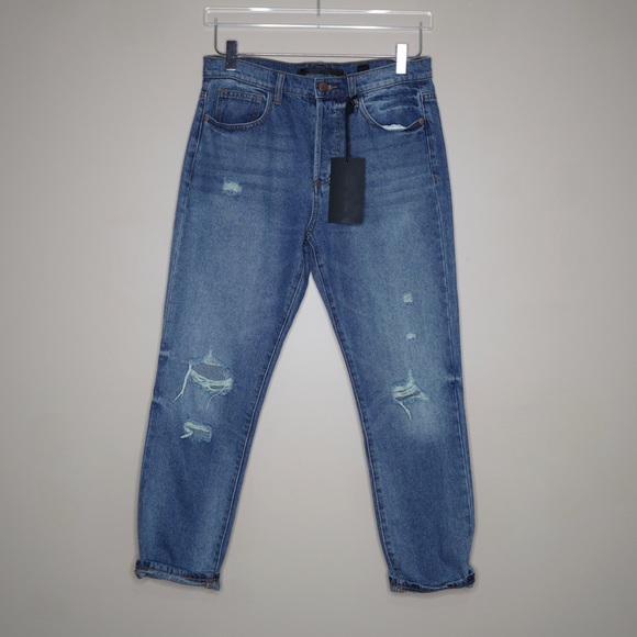 SP Black Label Ripped High Waist Crop Mom Jeans - Picture 3 of 6